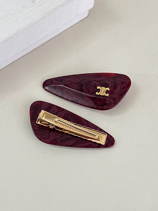 ?Celine hair clips are simple, versatile, and timeless. main image 4